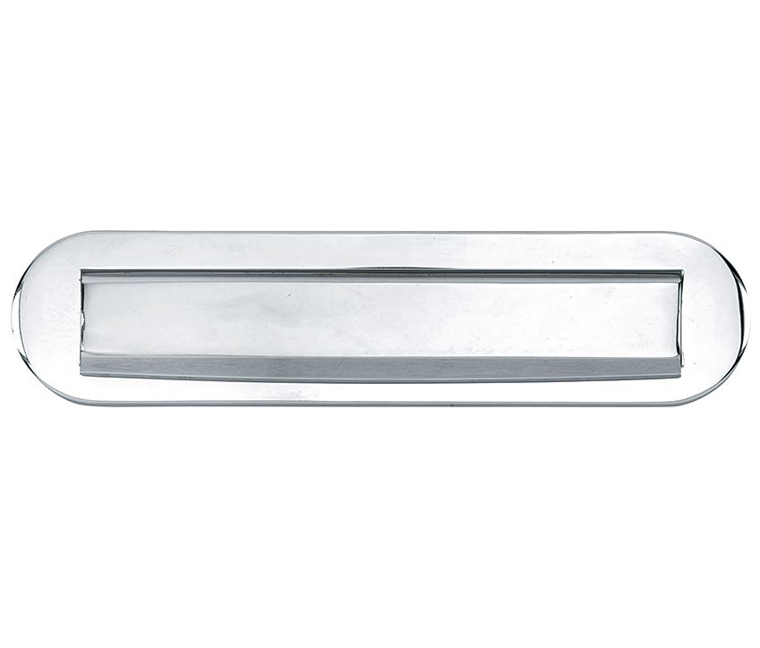 Briefplaat ovaal Mi Satori glans chroom