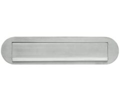 Briefplaat ovaal Mi Satori mat nikkel PVD