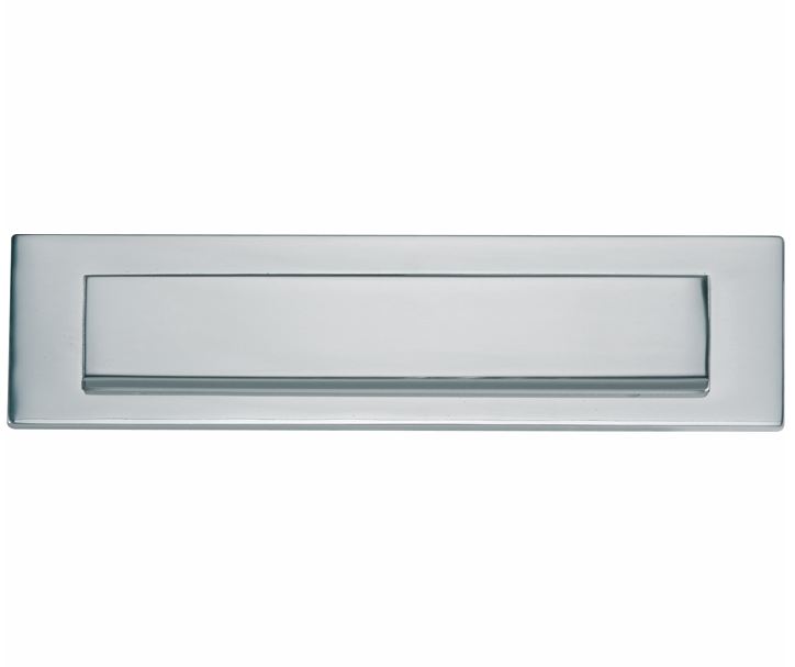 Briefplaat rechthoekig Mi Satori glans chroom