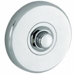 Beldrukker Vivo glans chroom