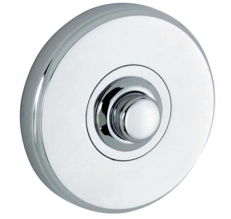 Beldrukker Vivo glans chroom