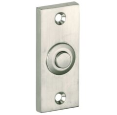 Beldrukker Elegant mat nikkel PVD