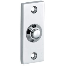 Beldrukker Elegant glans chroom