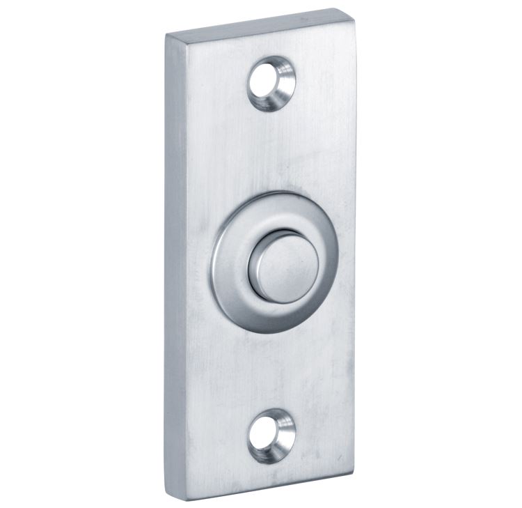 Beldrukker Elegant mat chroom