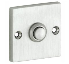 Beldrukker Bauhaus mat nikkel PVD