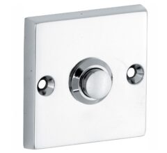 Beldrukker Bauhaus glans chroom