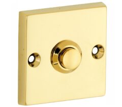 Beldrukker Bauhaus messing PVD