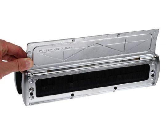 Binnen buitenbrievenbus Zwart