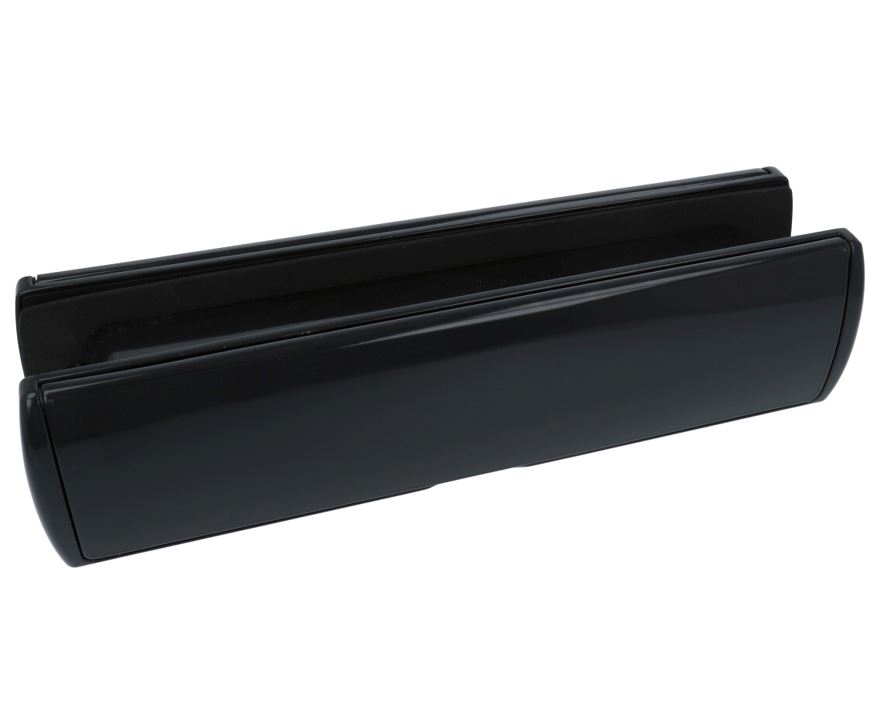 Binnen buitenbrievenbus Zwart