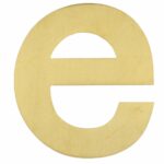 BASICS Huisnummer LBHN100-E PVD Mat Goud