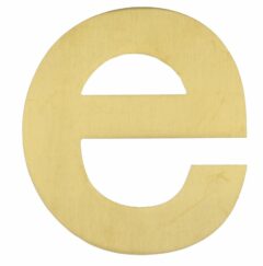 BASICS Huisnummer LBHN100-E PVD Mat Goud