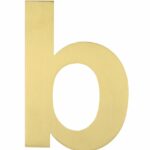 BASICS Huisnummer LBHN100-B PVD Mat Goud