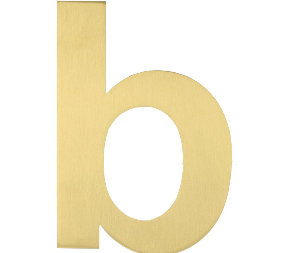 BASICS Huisnummer LBHN100-B PVD Mat Goud