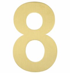 BASICS Huisnummer LBHN100-8 PVD Mat Goud