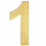 BASICS Huisnummer LBHN100-1 PVD Mat Goud