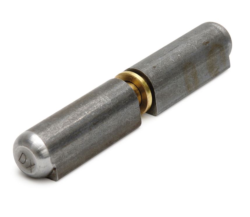 Aanlaspaumelle messing pen messing ring 140x20 mm blank staal