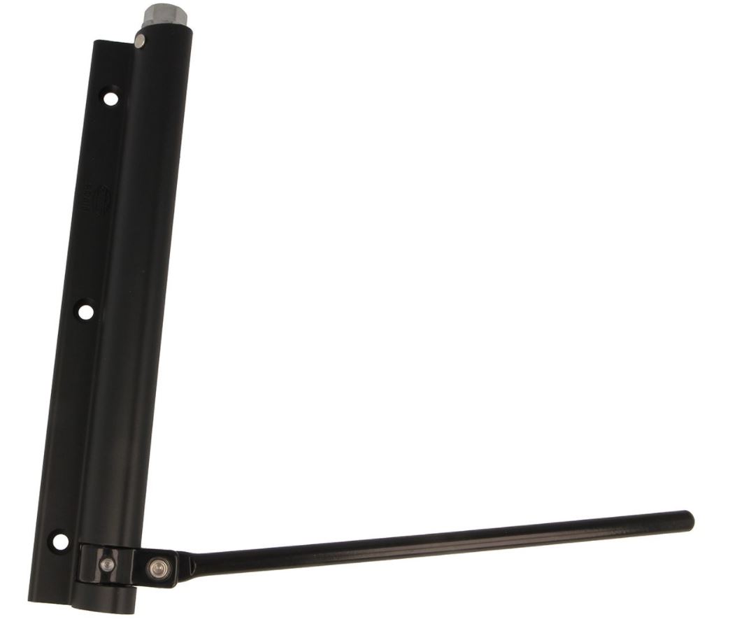 AMIG Deursluiter zwart met RVS arm