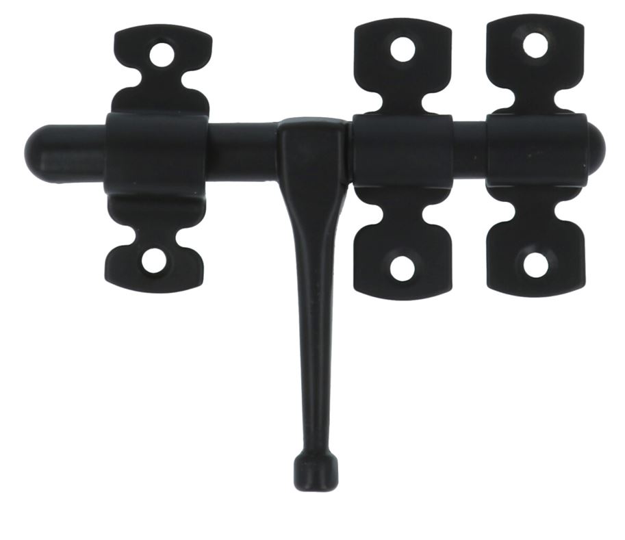 AMIG Deurgrendel mat zwart 120 x Ø12 mm