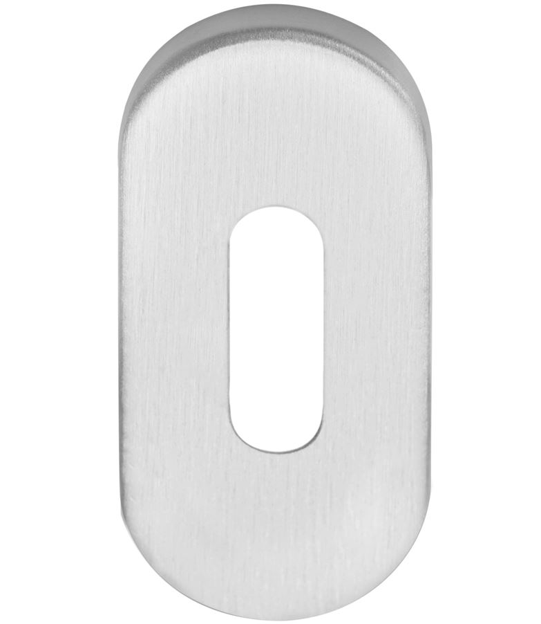 Sleutelplaatje Ovaal BASIC LBN32 mat RVS