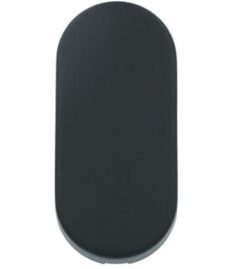 Blind Plaatje Ovaal BASIC LBB32 PVD Gunmetal