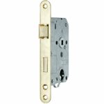 Cilinder Dag/Nacht slot PC55 Mi Satori met Messing Antiek Voorplaat