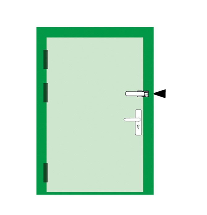 AXA Kierstandhouder IN mat zwart