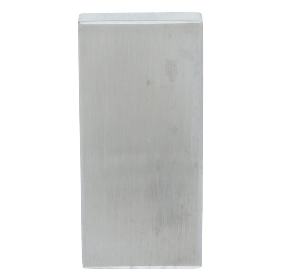 Blind Plaatje SQUARE LSQB32 rechthoekig mat RVS