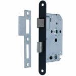 S2 vrij- en bezetslot BSW12WC met zwart gelakte voorplaat