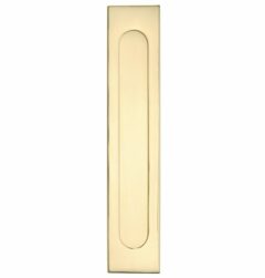 Briefplaat Verta geveerd messing PVD