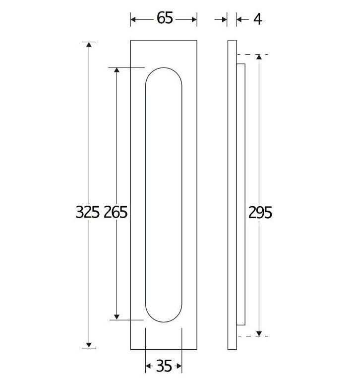 Briefplaat Verta geveerd mat zwart