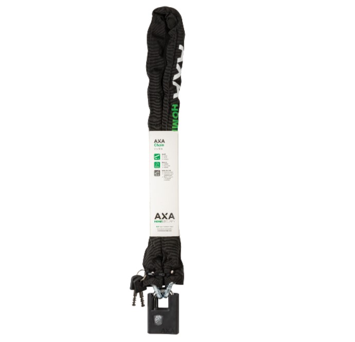 AXA universele ketting van gehard staal 105 cm met hangslot