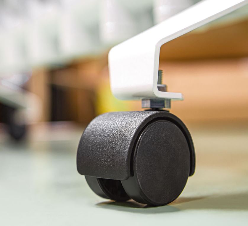 AMIG nylon zwenkwiel inclusief stift Ø50 mm