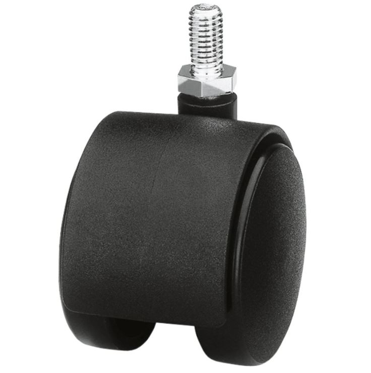 AMIG nylon zwenkwiel inclusief stift Ø50 mm