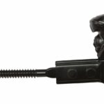 AMIG Luikvastzetter 130x60 mm Zwart