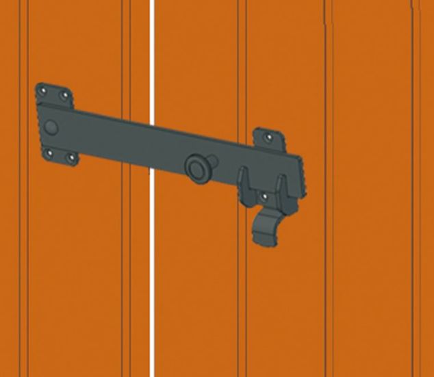 AMIG Heksluiting zwart 300x40x5 mm