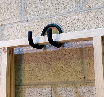 AMIG Ophangbeugel zwart 150 x 170 x 138 mm