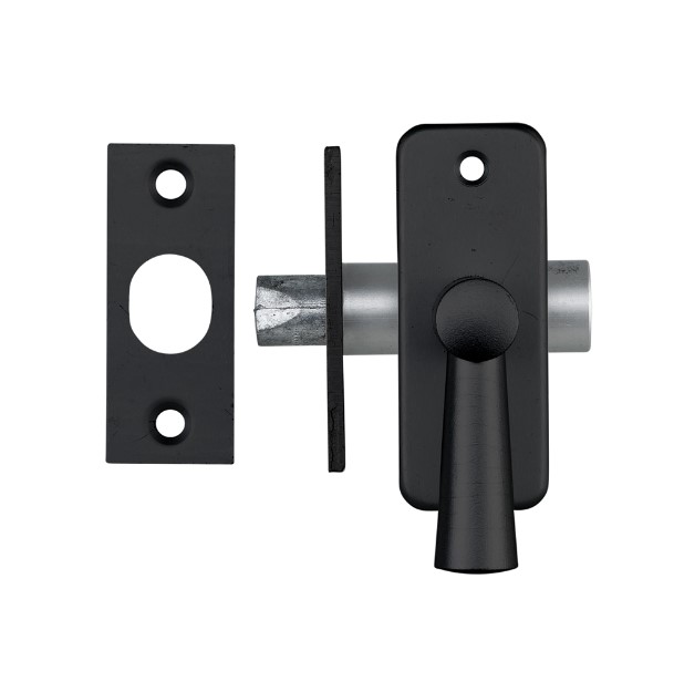 AXA insteekgrendel met sluitplaat aluminium F8 zwart 25 mm