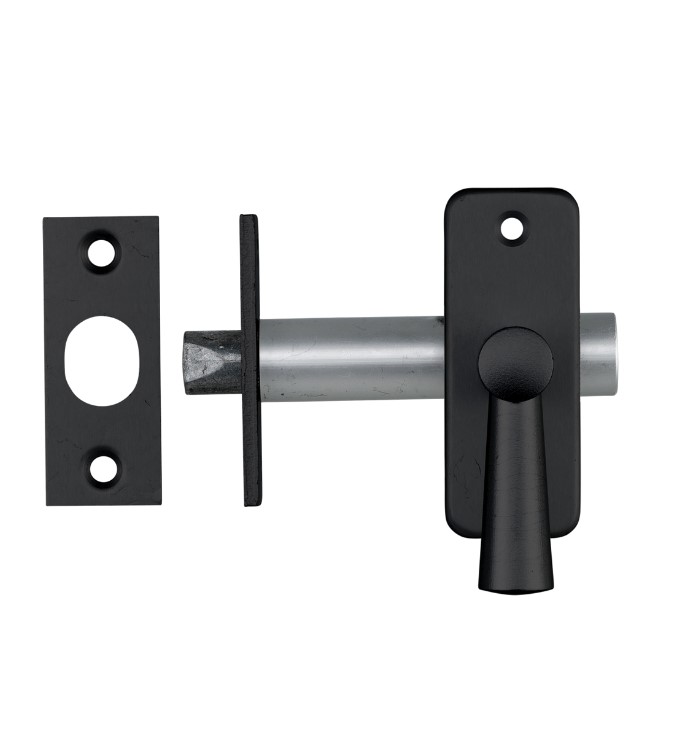 AXA insteekgrendel met sluitplaat aluminium F8 zwart 50 mm