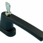 AMI Draaikiepgarnituur SKG2 type 812 aluminium zwart