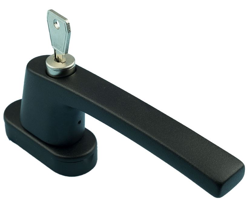 AMI Draaikiepgarnituur SKG2 type 812 aluminium zwart