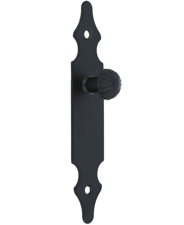 AMIG blinde plaat met knop zwart