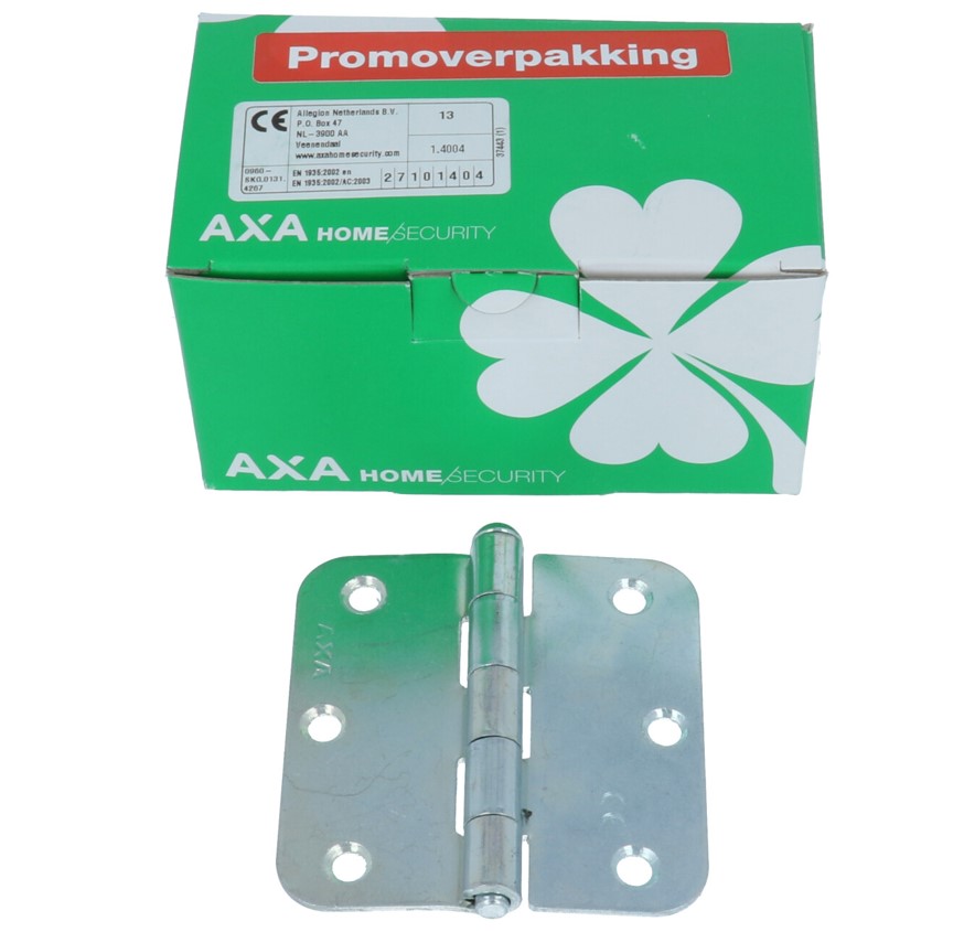 AXA Scharnier 76x76x2 met afgeronde hoeken 1105 promopack 10+2 gratis