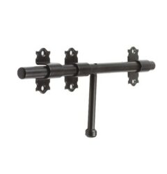 AMIG Deurgrendel mat zwart 300 x Ø15 mm