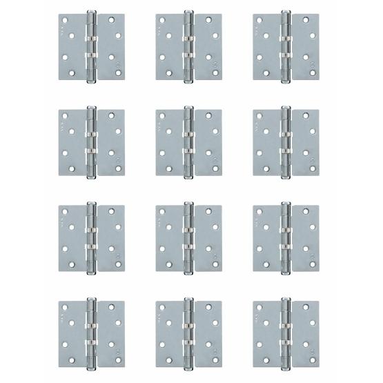 AXA kogellagerscharnier 89x89 verzinkt rechte hoeken promopack 10+2 gratis