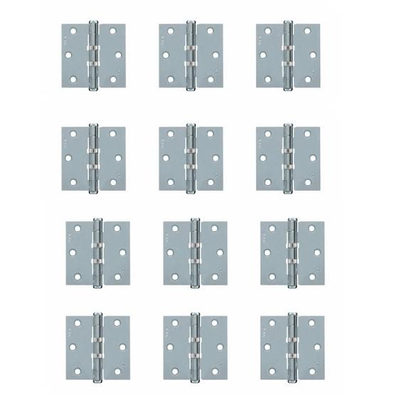 AXA kogellagerscharnier 76x76 verzinkt rechte hoeken promopack 10+2 gratis