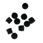 10 Afdekkapjes voor deurkozijnen 7,9 X 9,5 zwart