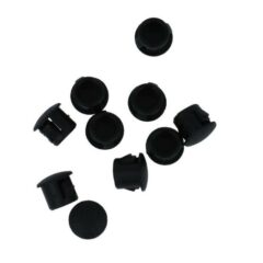 10 Afdekkapjes voor deurkozijnen 7,9 X 9,5 zwart