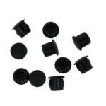 10 Afdekkapjes voor deurkozijnen 9,5 X 11,9 zwart