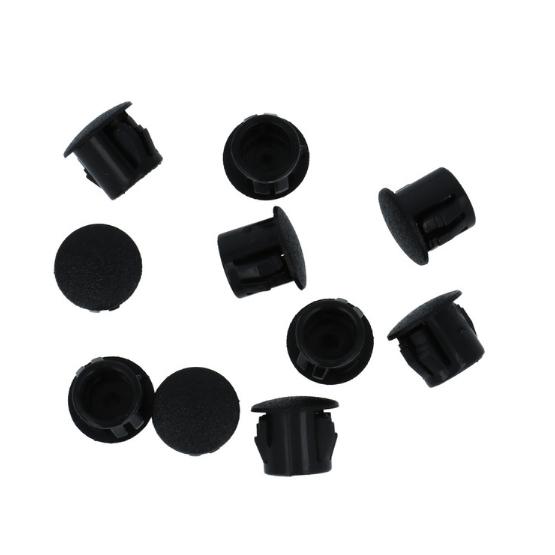 10 Afdekkapjes voor deurkozijnen 9,5 X 11,9 zwart