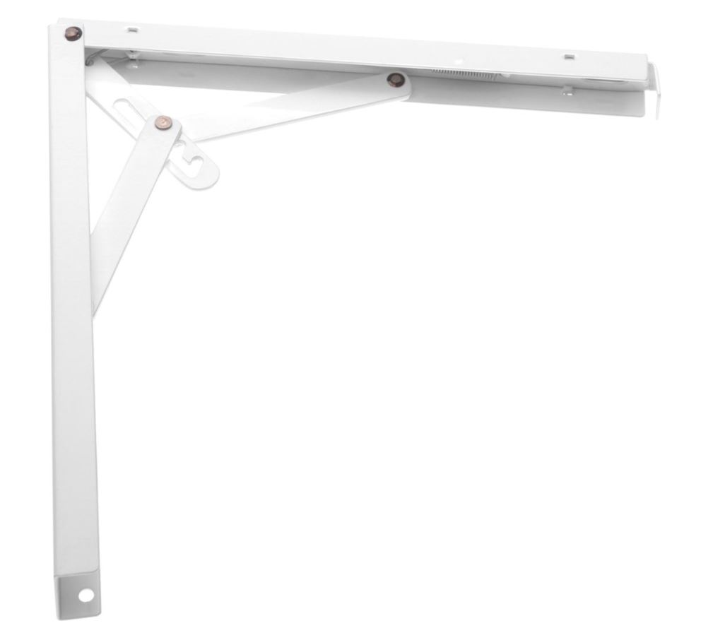 AMIG Plankdrager opvouwbaar 400x400 mm wit